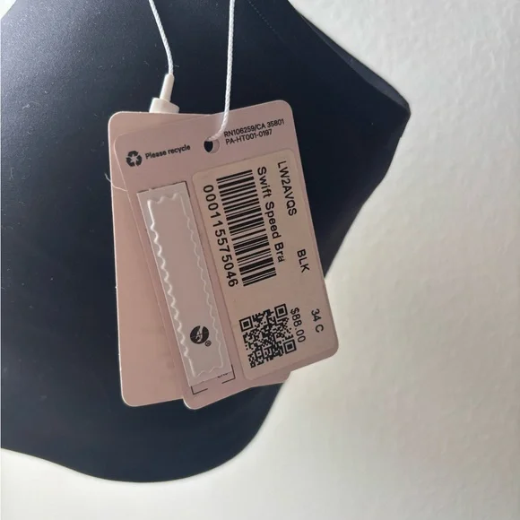 Lululemon Swift Speed Sports Bra - Black - Picture 5 of 10